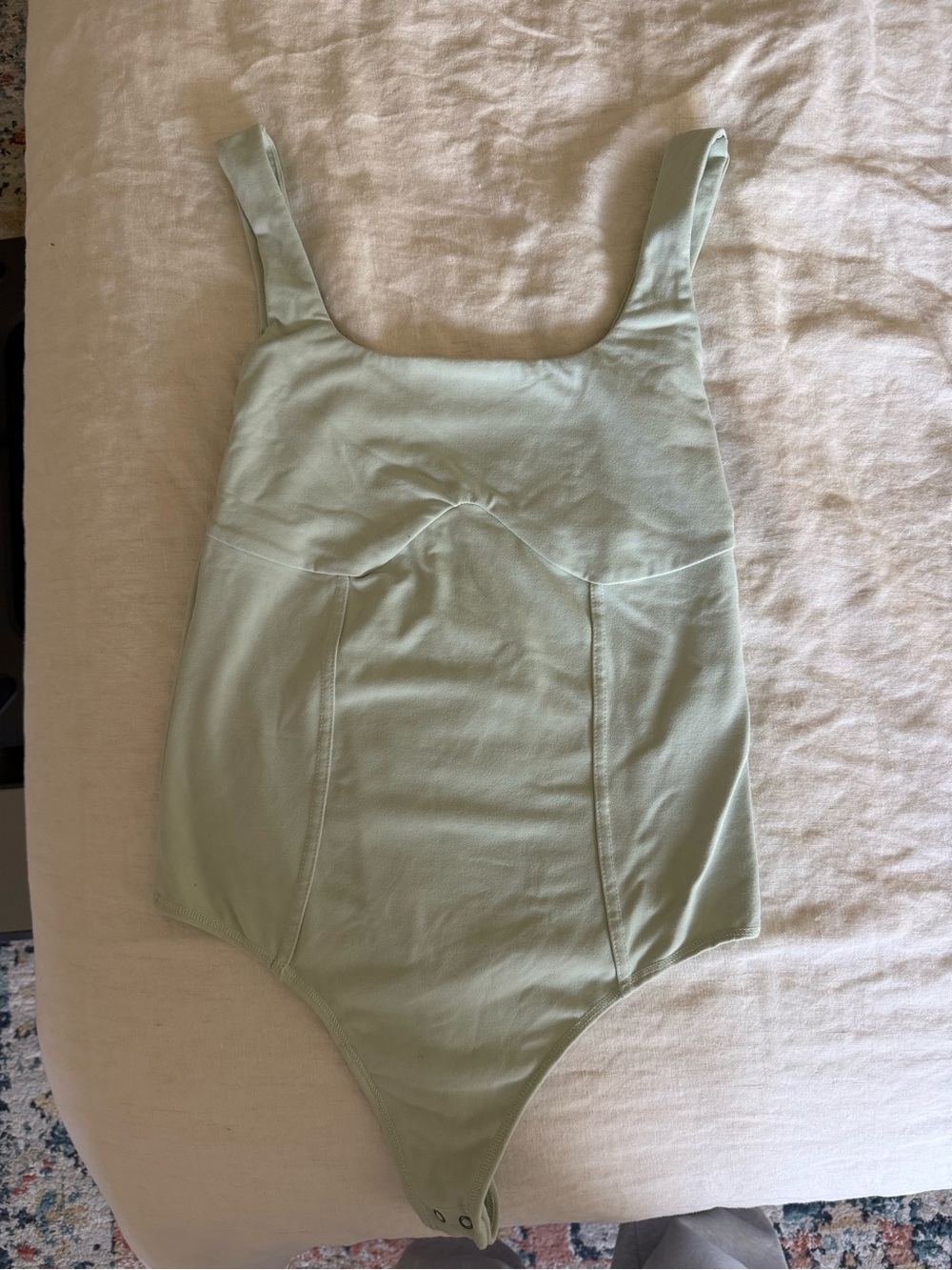 Abercrombie & Fitch Light Sage Green Bodysuit